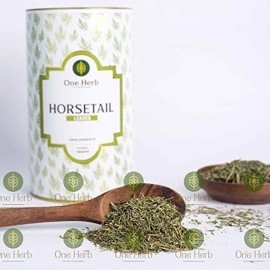 One Herb - Horsetail Leaves Tea 100g for Bones, Kidney Cleanse and Improves Hair & Skin Health, Caffeine Free, Herbal Tea