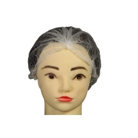 M\'s Solutions & Enterprises Non Woven Disposable White Color Bathroom Shower Caps, Kitchen Caps, Chef Cap, Chef Hat, Hair Cover Caps, Surgical Bouffant Caps Free-Size Pack of 70 Pieces