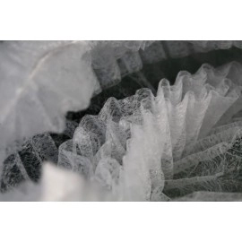 M\'s Solutions & Enterprises Non Woven Disposable White Color Bathroom Shower Caps, Kitchen Caps, Chef Cap, Chef Hat, Hair Cover Caps, Surgical Bouffant Caps Free-Size Pack of 70 Pieces