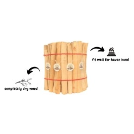 VETAS Mango Wood Sticks for Havan, Aam Ki Lakdi for Pooja (Set of 60 Sticks)