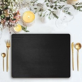 ElastPro (60 cm X 5 m) Black EVA Food Grade Washable Anti Slip Mat/Sheet for Fridge, Shelf Liner, Table, Kitchen Drawer mat (Diamond Texture, Black)