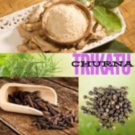Trikatu churna | Relieve Digestive problems | ancient ayurvedic formula | 100% herbal ingredients | combination of three spices | 100 grams