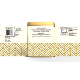 The Indian Chai - Digestive CCF Tea 30 Pyramid Tea Bags with Cumin, Coriander, Fennel and Peppermint for Acidity and Digestion