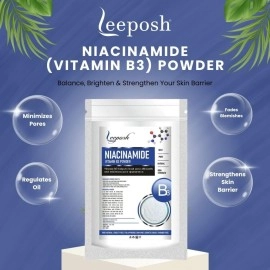 LEEPOSH Niacinamide powder Vitamin B3 Powder for Making skin Brightening Serum, Cream For 20 gm
