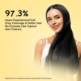 Sunny Herbals Hair Color Black With Unique Blend of Henna, Amla, Shikakai & Bhringraj Herbs | Penetrates Every Strand and Colors From Root To Tip | Ammonia Free | Unisex Hair Color For All Hair Type,