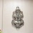 KridayKraft Metal Nazar Battu with Naag Ganesha for Evil Eye Protection and Nazar Suraksha (Bad Eye), Suraksha Kawach Mask for Home, (Silver)