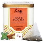 The Indian Chai - PCOS & PCOD Tea 30 Pyramid Tea Bags, Helps Cure Acne, Facial Hair Growth, Scalp Hair Loss Related to Hormonal Imbalance