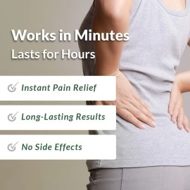 MY Dr. Pain Relief Cream 60g (50g + 10g Free) - Pack of 2 - Relieves Back Pain and Joint Pains - Non-Sticky, Stain-Free and Fast Absorption