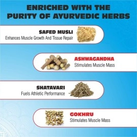 WILD BUCK Hyper Bulk Gain Mass & Weight Gainer Capsule For Fast Weight & Muscle Gain,Daily Muscle Building Weight Supplement For Muscle Growth,Stamina & Strength,For Men & Women- 90 Cap,1 Count