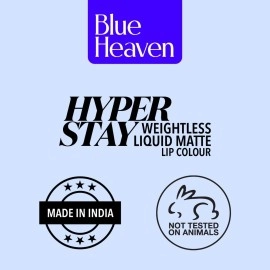 Blue Heaven Hyperstay Weightless Liquid Matte| Lipstick For Women| Ferrari Red-03, 6 ml