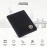 HAMMONDS FLYCATCHER Black Leather Unisex RFID Card Holder (CC601V), Black, Minimalist