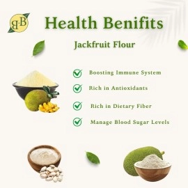 B&B Organics 5000 BC Panruti Jackfruit Flour (250 g) Enriched with Black Cumin and Fenugreek