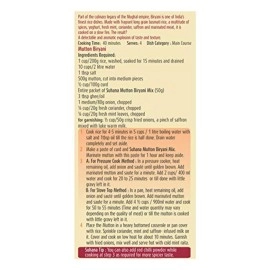 Suhana Mutton Biryani Spice Mix 50g Pouch - Pack of 8