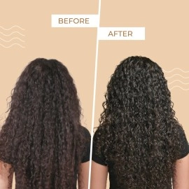 Ashba Botanics Hydrating Shampoo for curly & wavy hair (237 ML) | Softly Cleanses, Removes Buildup with Monoi Oil & Rice Protein | For Men & Women | Paraben, Sulfates, EDTA Free | Premium Ingredients