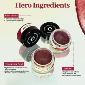 Enn Pucker Hydrating Lip Balm/Mask For Dark Lips, Brightening Dark Lips, Tinted Lip Balm For Women & Men For Dry & Chapped Lips, 7gm