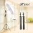 HIFFIN Branded Mark I Umbrella White 80CM + Portable Foldable Umbrella Flash Photo Video Studio Lighting Photography Stand + Umbrella and Bulb Holder with Carry Bag