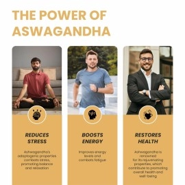 MYHERB 100% Pure Natural Organic Ashwagandha Powder || 227 Gm || Withania Somnifera || Ayurvedic Formula || Support for Stress-free Living- For Men And Women
