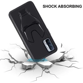 VIDO Back Cover for Realme X7 (Silicone_Black)