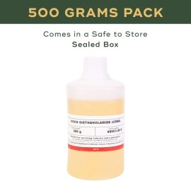 BRM Chemicals Coco Di Ethanol Amide CDEA For Soap Making, Shampoo Making, DIY Cosmetics For Hair, Skin, Personal Care - Viscous - 500 Grams