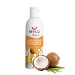 Mylo Care Cold Pressed Extra Virgin Coconut Oil for Adults and Babies 200Ml, 100% Pure Coconut Oil for Strong Hair and Soft Skin, Ideal for Baby Massage, No Parabens and Mineral Oils