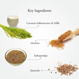 Sitaram Ayurveda Thengin Pookula Lehyam (400g) | Helps in restoring strength and tone to the uterine muscles | Efficient for imparting strength and stability to lower back in postnatal care