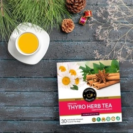 TEACURRY Thyroid Tea Bags (30 Tea Bags, 1 Month Pack) - Helps With Thyroid Support (TSH, T3, T4) and Helps Manage Weight