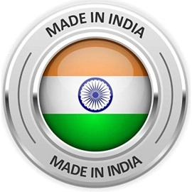 Pure Comfort Cotton Jaipuri Double Bedsheet with 2 Pillow Covers, Super King Size, Blue