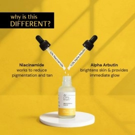 Deconstruct Brightening Serum 10% Niacinamide + 0.3% Alpha Arbutin | 2 actives, 1 serum | Reduces Pigmentation, Dark Spots & Marks | Works on Tan & Freckles | 30 ML