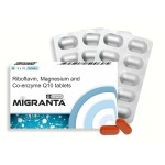 Migranta - Migraine Supplements, Headache Relief Products with Coenzyme Q10, Magnesium and Riboflavin (Vitamin B2) - 30 tablets Leewell Pharma