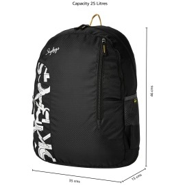Skybags Brat Black 46 Cms Casual Backpack,