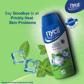 Nycil Cool Herbal Prickly Heat Talcum Powder 150g (Cool Herbal 60g Free)