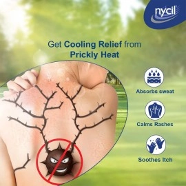 Nycil Cool Herbal Prickly Heat Talcum Powder 150g (Cool Herbal 60g Free)