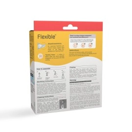 Pigeon Peristaltic Baby Nursing/Feeding Bottle RPP M,for 4+ Month Babies,BPA Free,BPS Free,White,240 ml,Pack of 3