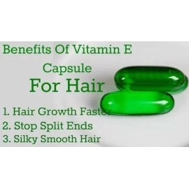 Spox Natural Vitamin E Oil Capsule for Face Hair Pimple Glowing Skin Nail Care (100)