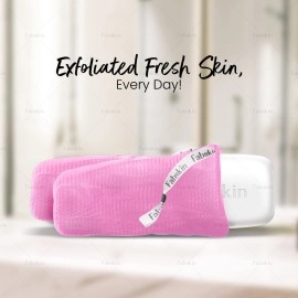 FABSKIN Soap Saver Pouch Loofah Scrubber Pack Of 4, Soap Saver Bag, Soap Pocked, Loofah For Soap Shower Bathing For Men and Women | Made In India