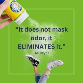 Gran\'s Remedy Shoe Deodorizer and Foot Powder for Smelly Feet - Effective Shoe Odor Eliminator in Travel Size - Absorbs Sweat and Moisture for Shoes and Feet - Unscented