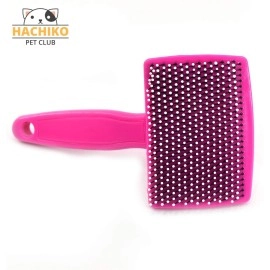 Wooflix Professional Deshedding Comb Tool for Pet Grooming (Puppy Puppies Dog & Cat) Gentle Hair Brushes for Shedding and Cleaning Fur Lice Remover Clean Coat Accessories (Massage Brush)