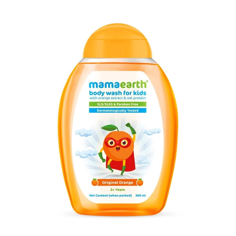 Mamaearth Original Orange Body Wash For Kids 300 ml