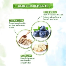 Mamaearth Brave Blueberry Body Wash For Kids with Blueberry & Oat Protein - 300 ml