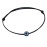 GURJARI JEWELLERS Evil Eye Plastic Bead with Cottan Thread Anklet/nazariya anklet (Black) for Girls,Women,Boys,Men