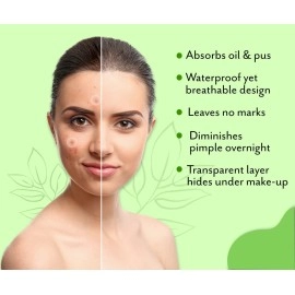 Urban yog Acne Pimple Patch - Invisible Facial Stickers cover with 100% Hydrocolloid, Pimple / Acne Absorbing patch (Pack Of 2)