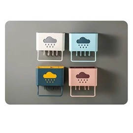 SVK Dream Self Adhesive Wall Mounted Kitchen Cutlery Spoon Fork Knife Chopstick Holder Organizer Stand Random Color 1pc