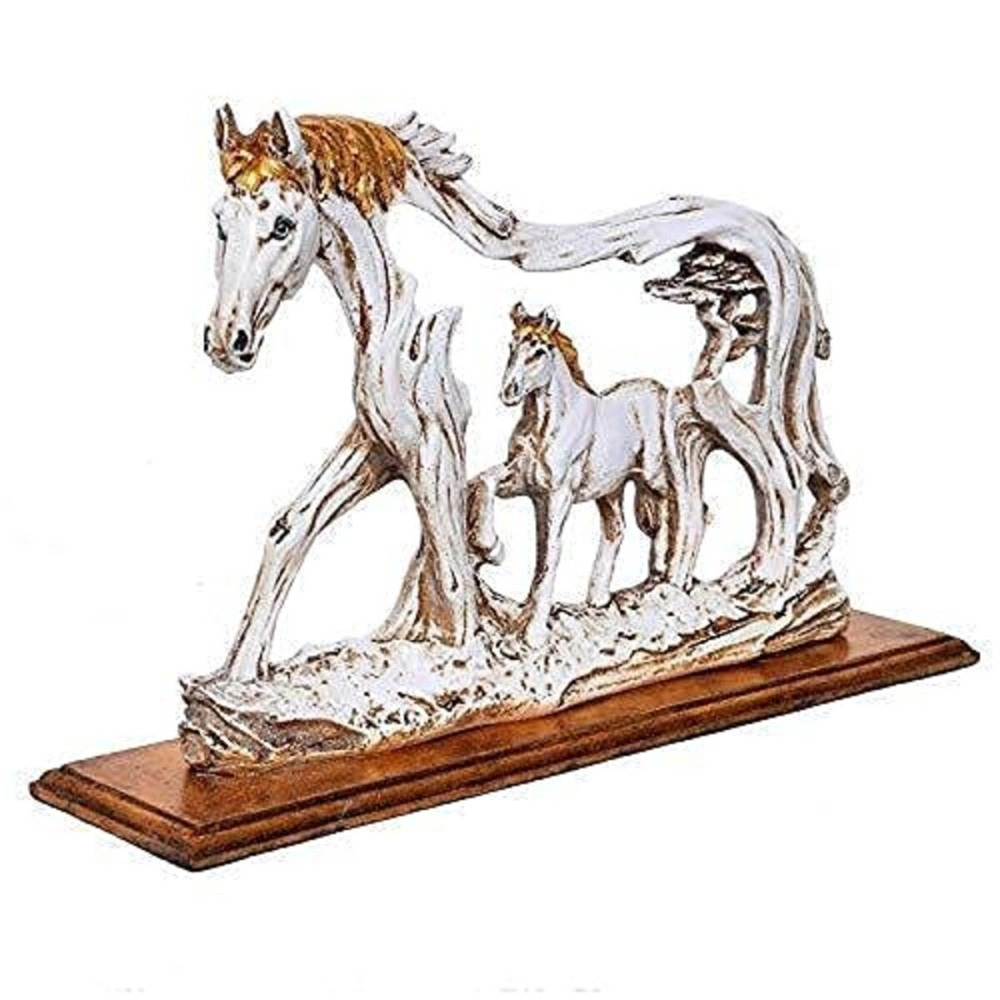 The Artment your artistic apartment Feng Shui Galloping Horse Table Accent, Showpiece, Collectible Figurine, for Home decor, office, living room, statue/idol for decoration and gifting item