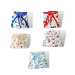 LITTLE BOO Cotton Clothes Diapers/langots/Nappy/Double Layer/Padded/Cushioned u Shaped Reusable and Washable Nappies Extra Soft for Newborn Baby(0-6 Months) (Pack of 5)