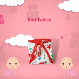 LITTLE BOO Cotton Clothes Diapers/langots/Nappy/Double Layer/Padded/Cushioned u Shaped Reusable and Washable Nappies Extra Soft for Newborn Baby(0-6 Months) (Pack of 5)