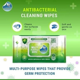 Glider Multipurpose Skin and Surface Wipes with Flip-Top | Gentle & Effective Cleansing for Hands & Surfaces | (Pack of 8 - 576 Wipes)
