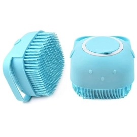 JM SELLER Combo Silicone Bath Body Back Scrubber Brush+Silicone Shower Brush with Soap Dispenser, Bath & Body Brushes, Shower Brush, Double-sided Brush