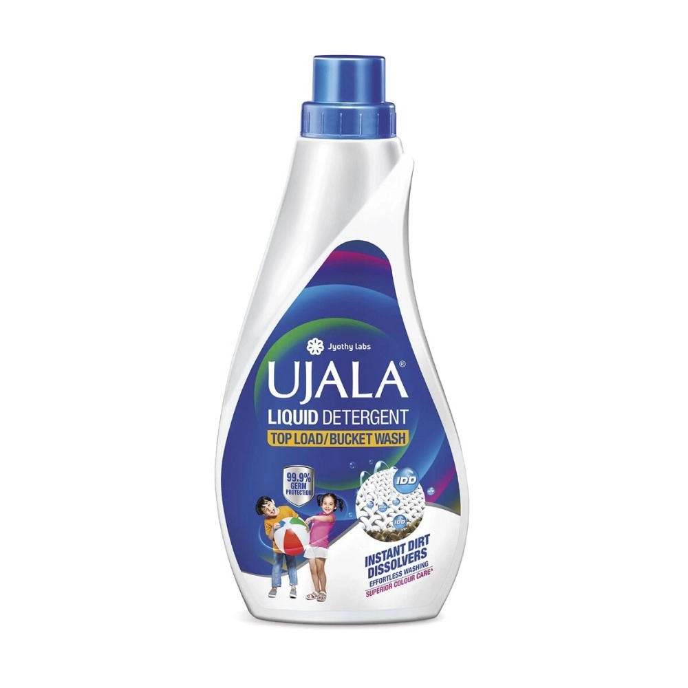 UJALA Liquid Detergent 800ml - New Ujala Liquid Detergent with IDD (Instant Dirt Dissolvers) for Effortless Washing & Superior Color Care.