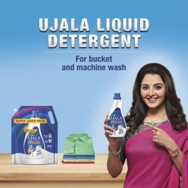 UJALA Liquid Detergent 800ml - New Ujala Liquid Detergent with IDD (Instant Dirt Dissolvers) for Effortless Washing & Superior Color Care.