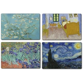Windup Fridge Magnets Posters - Paintings of Vincent Van Gogh Art - 4 x 6 inch - Set of 8